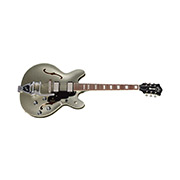 Horizontal side view of Starfire Deluxe DC GVT Vintage Sterling guitar