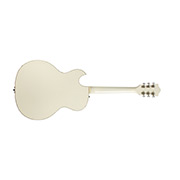 Horizontal back view of Starfire Deluxe SC GVT Vintage White guitar