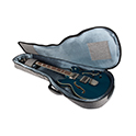 Premium Bass Electric Gig Bag opened to show inside with bass placed