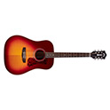 Horizontal front view of D-140 Cherry Burst acoustic guitar thumbnail