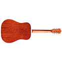 Horizontal back view of D-140 Antique Burst acoustic guitar thumbnail