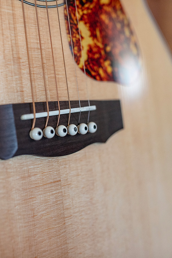 Close-up F-250E Deluxe Archback Blonde bridge