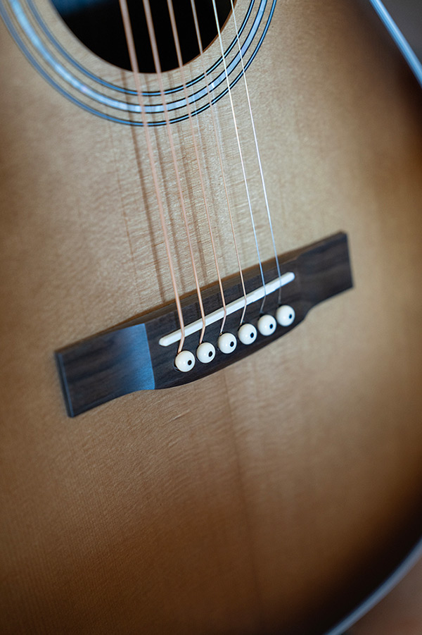 Close-up M-260E Deluxe Edge Burst bridge