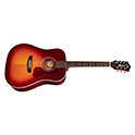 Horizontal side view of D-140 Cherry Burst acoustic guitar thumbnail