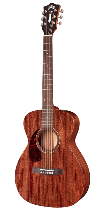Vertical view of M-120L Natural acoustic guitar