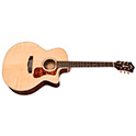 Horizontal side view of F-150CE acoustic guitar thumbnail
