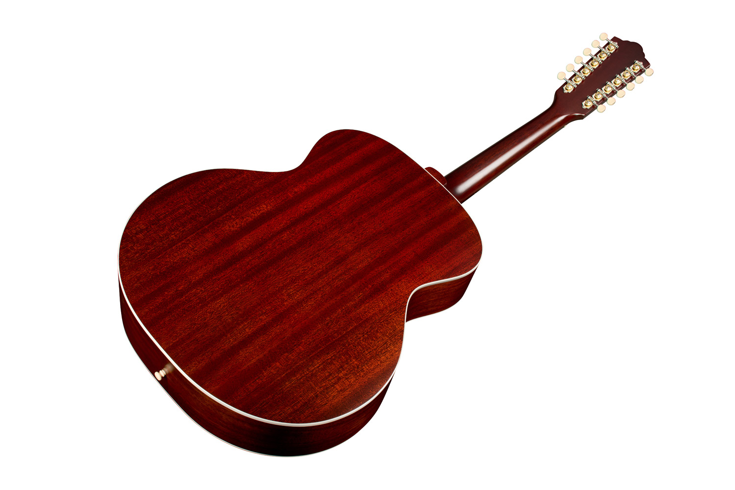 Angled front view of F-412 Standard Natural guitar