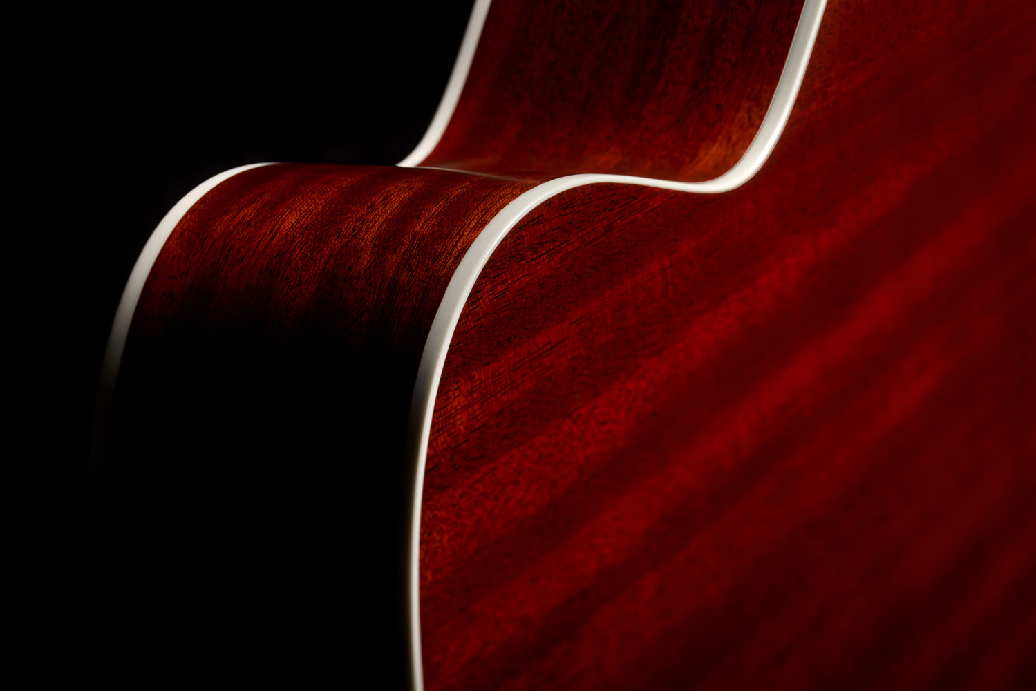 Close-up of F-412 Standard Natural soundhole