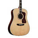 Horizontal body close-up view of D-55E Natural guitar thumbnail