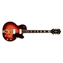 Horizontal front view of M-75 Aristocrat Antique Sunburst guitar thumbnail