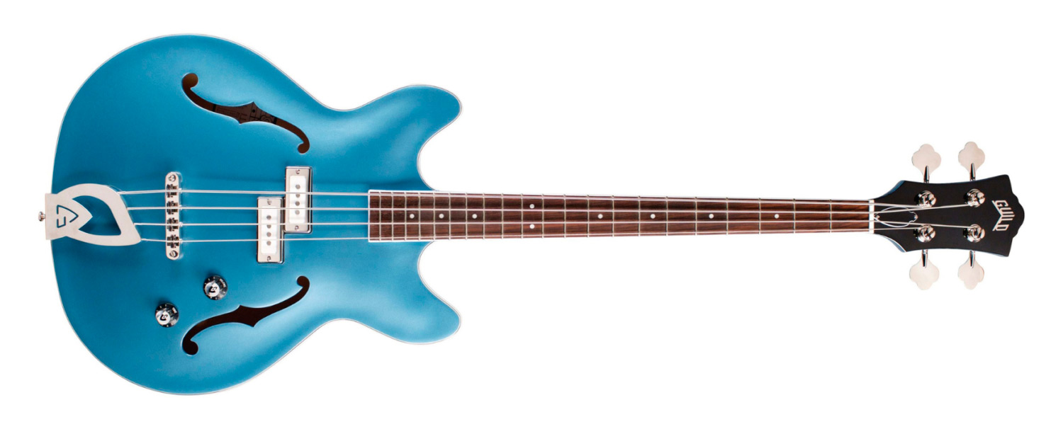 Horizontal front view of Starfire I Bass Pelham Blue