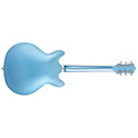 Horizontal side view of Starfire I DC Pelham Blue guitar thumbnail