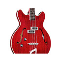 Horizontal back angle view of Starfire I Bass LH Cherry Red thumbnail