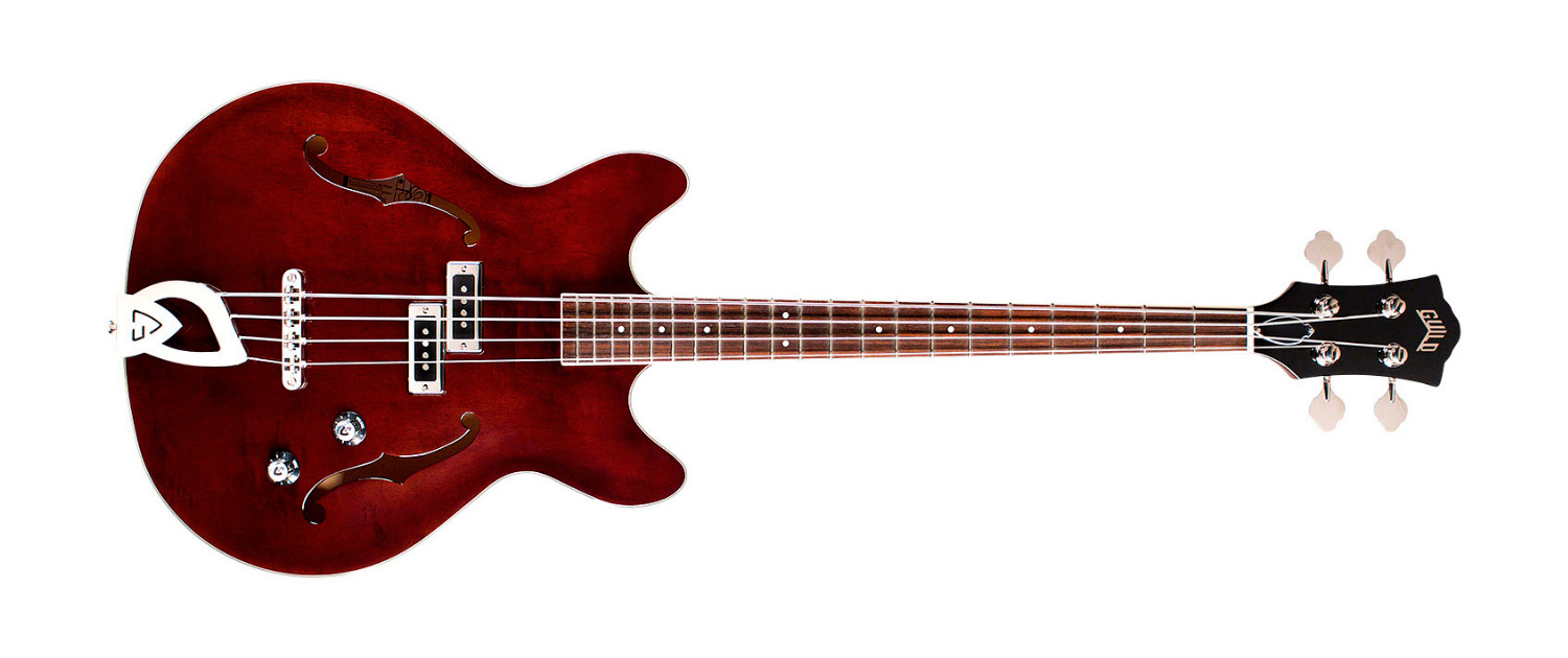 Horizontal front view of Starfire I Bass Vintage Walnut