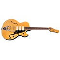 Horizontal side view of Starfire I Jet90 Satin Gold guitar thumbnail