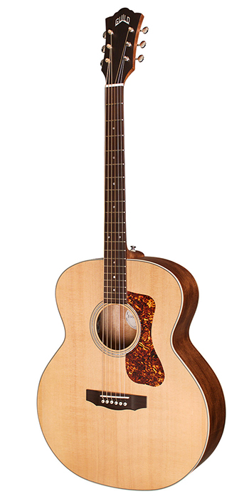 Vertical view of BT-240E Baritone Natural acoustic guitar