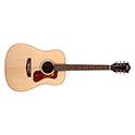 Horizontal front view of D-240E Natural guitar thumbnail