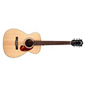 Horizontal front view of M-240E Natural guitar thumbnail
