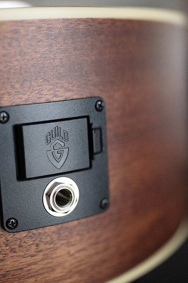 Close up of BT-240E Baritone Natural electronics