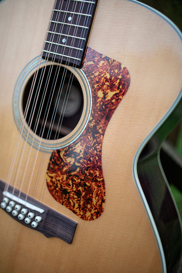 Close up of F-1512 soundhole and pickguard thumbnail