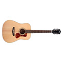 Horizontal front view of D-240E Limited Flame Mahogany guitar thumbnail