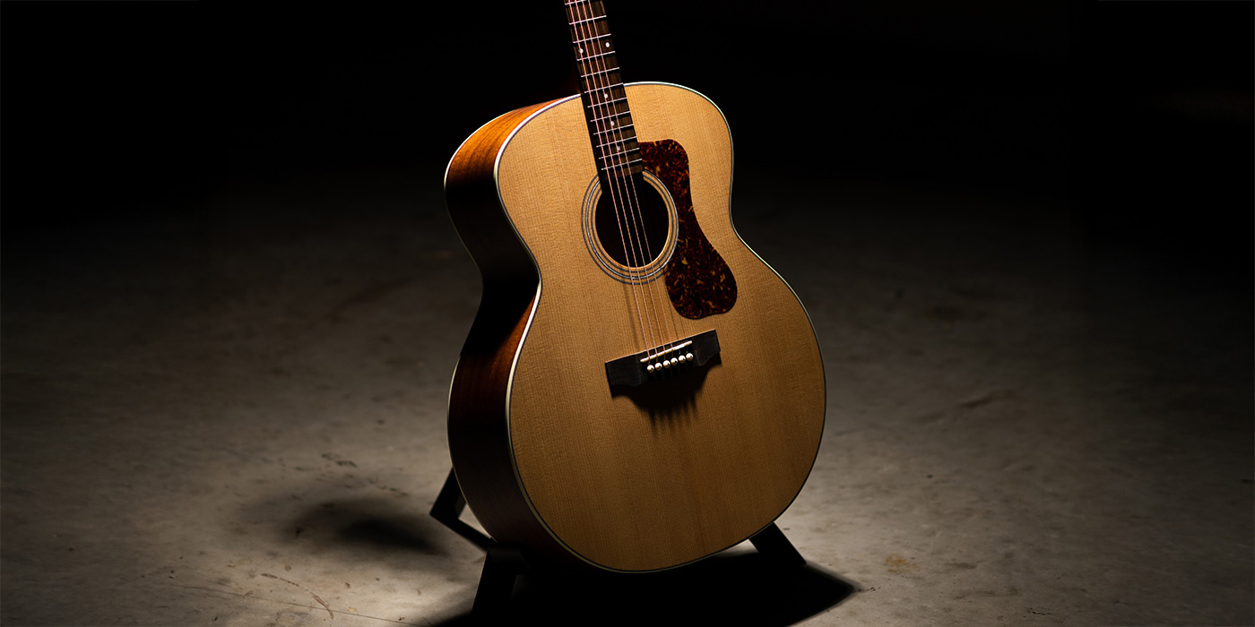 F-240E Natural in an empty room with moody dark lighting