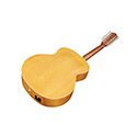 Horizontal back angle view of F-2512E Maple Left Handed guitar thumbnail