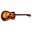 Horizontal side view of M-240E Troubadour Vintage Sunburst guitar thumbnail