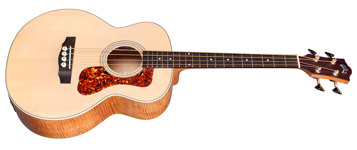 Horizontal side view of Jumbo Junior Bass guitar