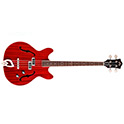 Horizontal front view of Starfire I Bass Cherry Red thumbnail