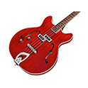 Horizontal body close-up Starfire I Bass LH Cherry Red thumbnail