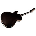 Horizontal back angle view of Starfire I Jet90 Satin Black guitar thumbnail