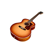 Close-up body view of F-412 Standard Pacific Sunset Burst guitar thumb