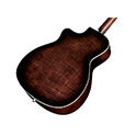 Horizontal back angle body view of OM-260CE DELUXE FLAMED MAHOGANY thumbnail