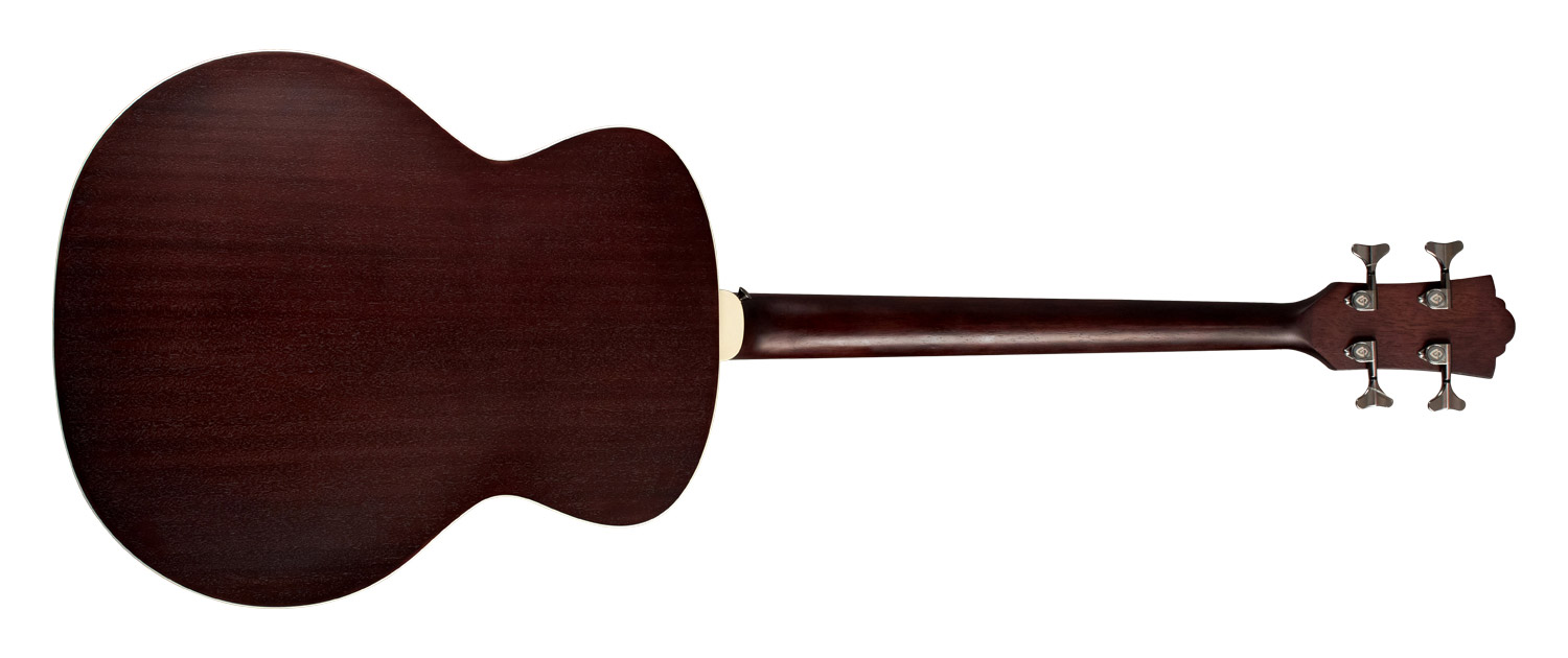 Horizontal back view of B-240E ANTIQUE CHARCOAL BURST