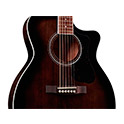 Horizontal close-up body view of OM-260CE DELUXE FLAMED MAHOGANY thumbnail