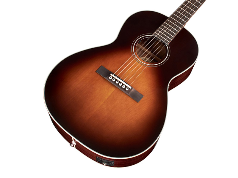 Horizontal front angle body view of P-250E MEMOIR VINTAGE SUNBURST