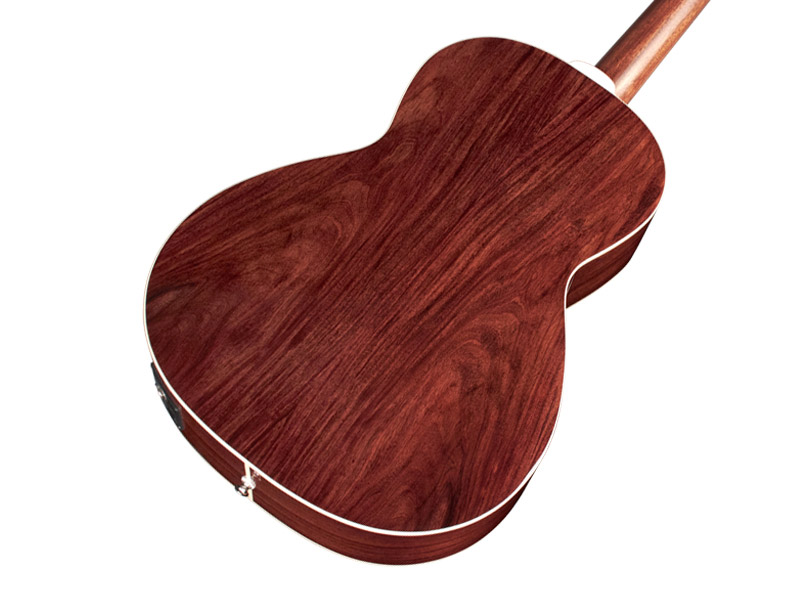 Horizontal back angle body view of P-250E MEMOIR VINTAGE SUNBURST