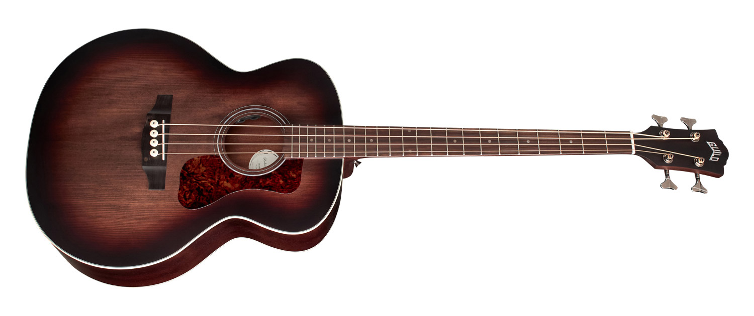 Horizontal side view of B-240E ANTIQUE CHARCOAL BURST
