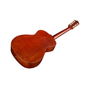 Angled back view of M-20E Natural acoustic guitar thumb