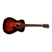 Horizontal side view of M-20E Vintage Sunburst acoustic guitar thumb