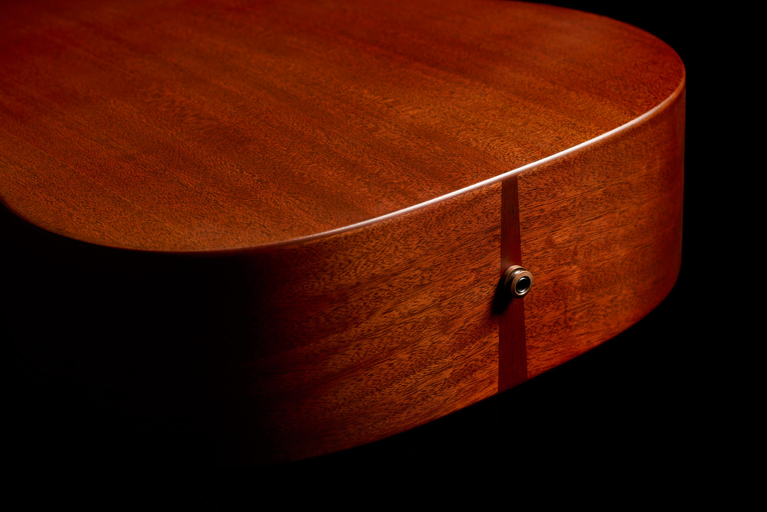 Close-up of D-20 Natural strap pin