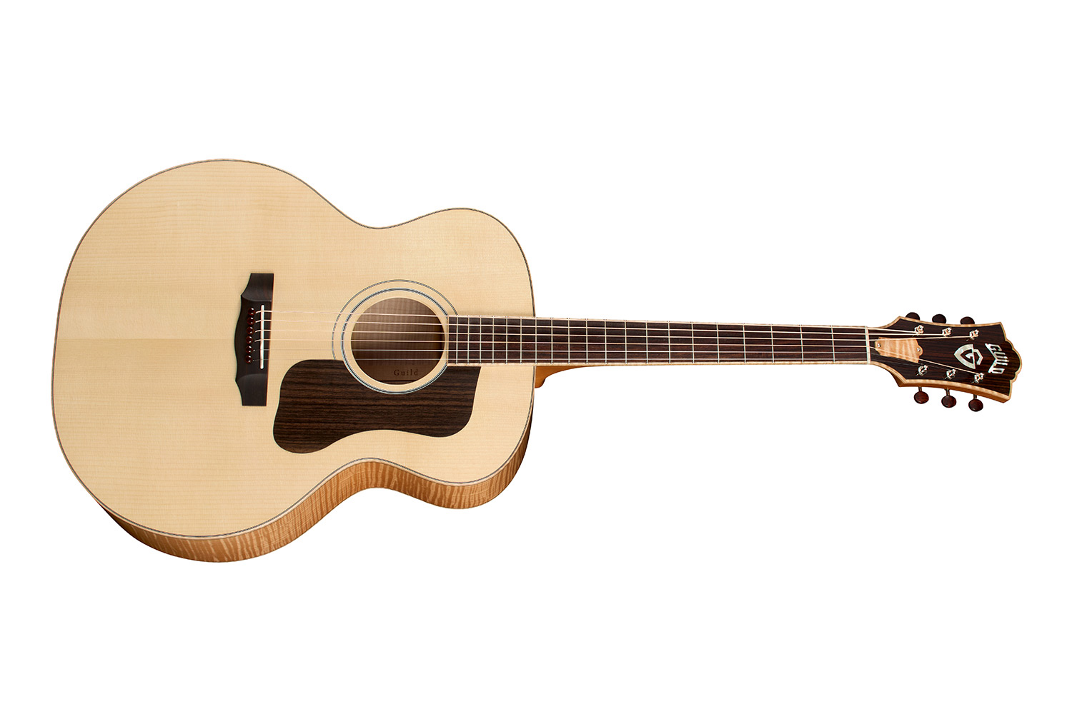 Horizontal front view of VR1 F-40 AU NATUREL guitar