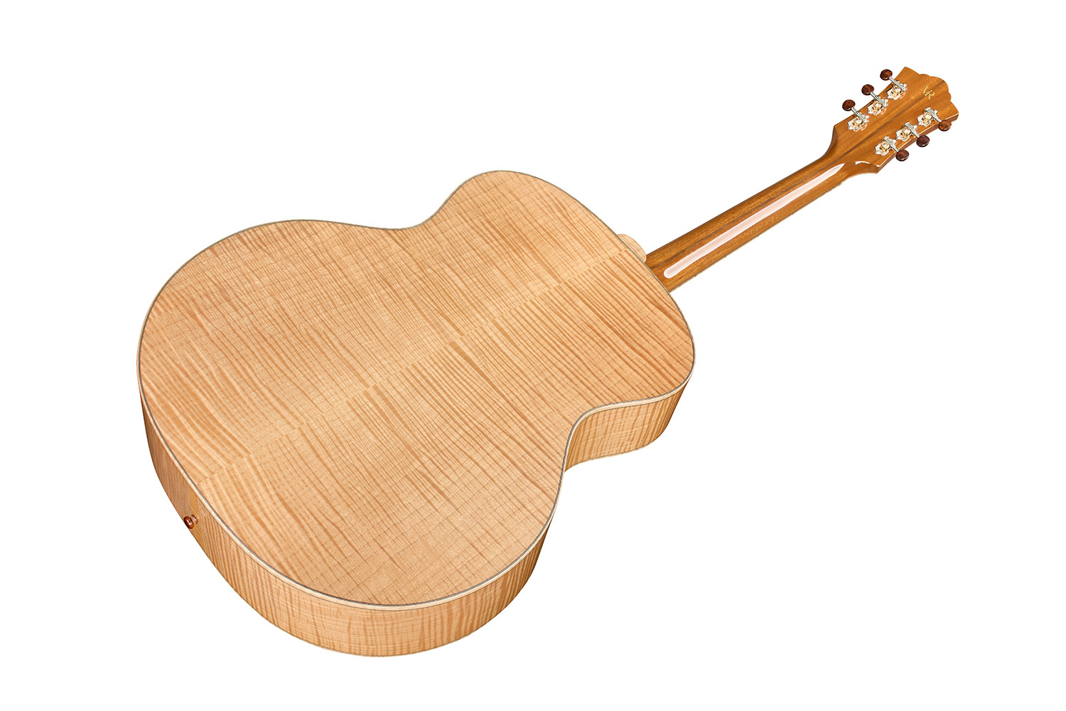Angled front view of VR1 F-40 AU NATUREL guitar