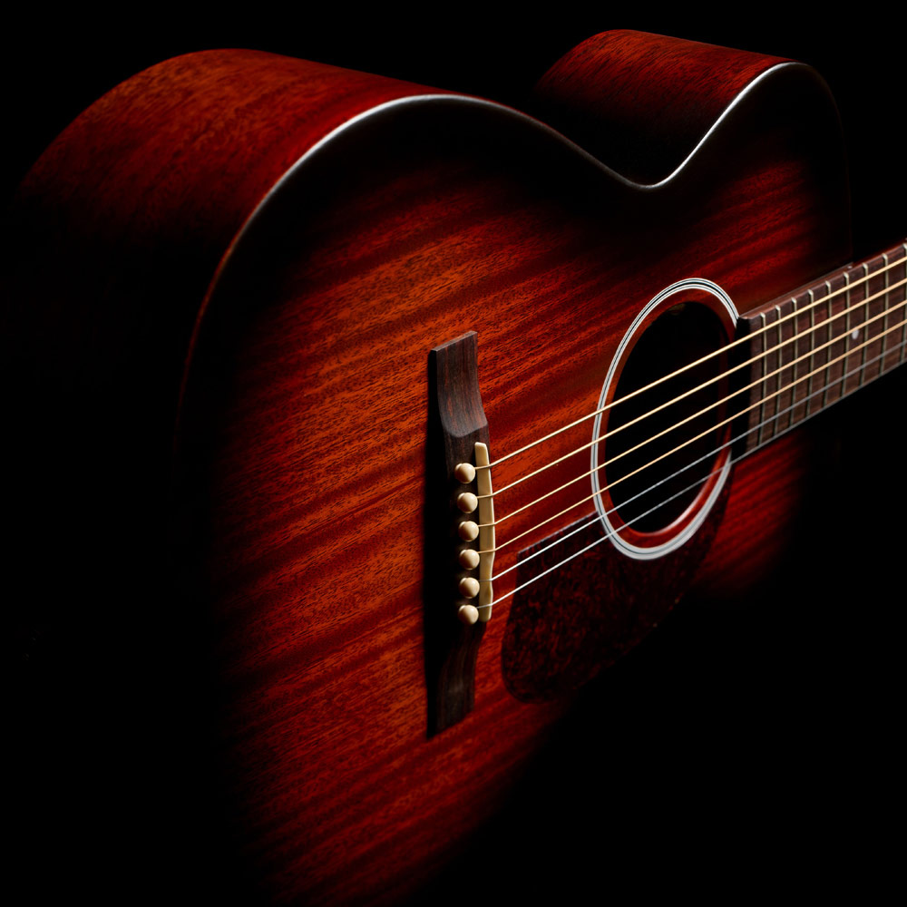 Angled view of M-20 Vintage Sunburst body thumb