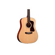 Close-up body view of D-40E Standard Natural acoustic guitar thumb