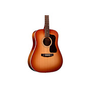 Close-up body view of D-40E Standard Pacific Sunset Burst acoustic guitar thumb