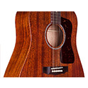 Horizontal back view of D-20 Natural acoustic guitar thumb