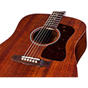 Horizontal back view of D-20 Natural acoustic guitar thumb