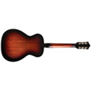 Horizontal back view of M-20 Vintage Sunburst acoustic guitar thumb